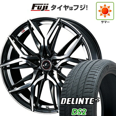 【新品国産車用5穴100】 夏タイヤ ホイール4本セット 215/45R17 デリンテ DS2(限定) WEDS ウェッズ レオニス LM 7J 17インチ(送料無料)｜フジコーポレーション
