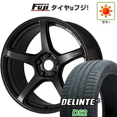 【新品】シエンタ 2022- 夏タイヤ ホイール4本セット 205/45R17 デリンテ DS2(限定) WORK ワーク エモーション T5R 7J 17インチ(送料無料)