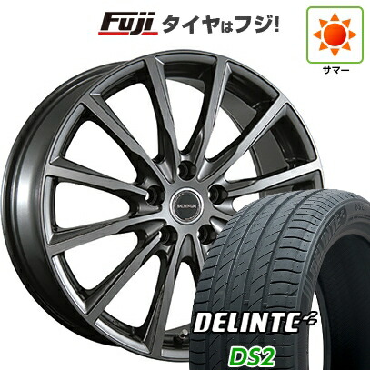 【新品国産車用5穴100】 夏タイヤ ホイール4本セット 215/45R17 デリンテ DS2(限定) ブリヂストン バルミナ AR12 7J 17インチ(送料無料)