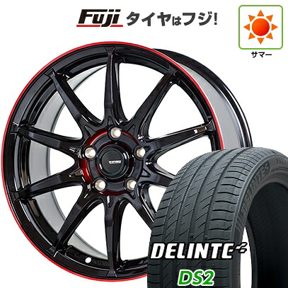【新品国産車用5穴114.3】 夏タイヤ ホイール4本セット 215/50R18 デリンテ DS2(限定) ホットスタッフ ジースピード P-05R 7J 18インチ(送料無料)