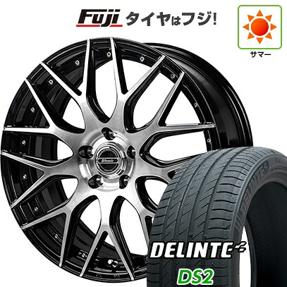 【新品国産車用5穴114.3】 夏タイヤ ホイール4本セット 245/45R19 デリンテ DS2(限定) モンツァ ワーウィック MX-09 8J 19インチ(送料無料)
