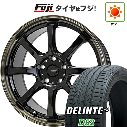 【新品国産車用5穴114.3】 夏タイヤ ホイール4本セット 215/50R18 デリンテ DS2(限定) ホットスタッフ ジースピード P-08 7J 18インチ(送料無料) 66,220円