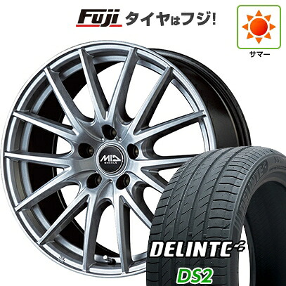 【新品国産車用5穴114.3】 夏タイヤ ホイール4本セット 205/65R15 デリンテ DS2(限定) MID WHEELS SQ27 6J 15インチ(送料無料)