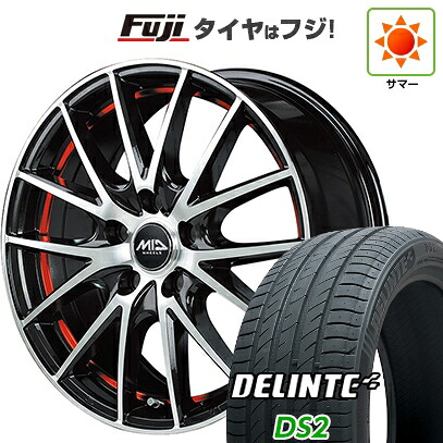 【新品】シエンタ 2022- 夏タイヤ ホイール4本セット 205/45R17 デリンテ DS2(限定) MID WHEELS RX27 7J 17インチ(送料無料)｜フジコーポレーション