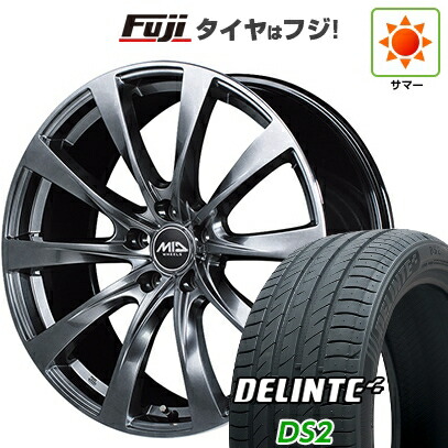 【新品国産車用5穴114.3】 夏タイヤ ホイール4本セット 245/40R19 デリンテ DS2(限定) MID WHEELS レフィナーダ モーション2 トヨタ・レクサス車専用 8J 19インチ(送料無料)