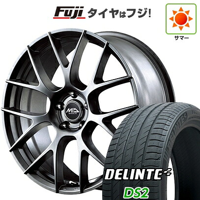 【新品国産車用5穴114.3】 夏タイヤ ホイール4本セット 225/45R19 デリンテ DS2(限定) MID WHEELS レフィナーダ モーション3 トヨタ・レクサス車専用 7J 19インチ(送料無料)