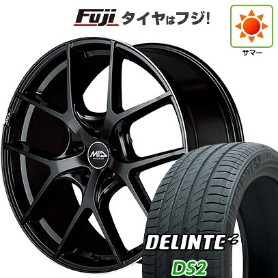 【新品国産車用5穴114.3】 夏タイヤ ホイール4本セット 225/45R19 デリンテ DS2(限定) MID WHEELS MID EXCLUSIVE 025F 8J 19インチ(送料無料)