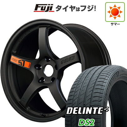 【新品国産車用5穴114.3】 夏タイヤ ホイール4本セット 245/40R19 デリンテ DS2(限定) RAYS レイズ グラムライツ 57CR SPEC-D 8.5J 19インチ(送料無料)|フジコーポレーション