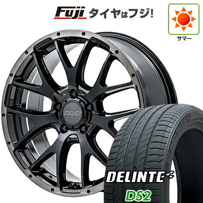 【新品国産車用5穴114.3】 夏タイヤ ホイール4本セット 215/50R18 デリンテ DS2(限定) RAYS レイズ ホムラ 2X7FA BLACK CLEAR EDITION 7.5J 18インチ(送料無料)
