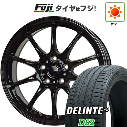 【新品国産車用5穴100】 夏タイヤ ホイール4本セット 205/50R17 デリンテ DS2(限定) ホットスタッフ ジースピード G-07 7J 17インチ(送料無料)