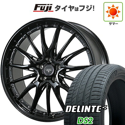 【新品国産車用5穴114.3】 夏タイヤ ホイール4本セット 245/45R19 デリンテ DS2(限定) トピー ドルフレン ヒューバー 8J 19インチ(送料無料)