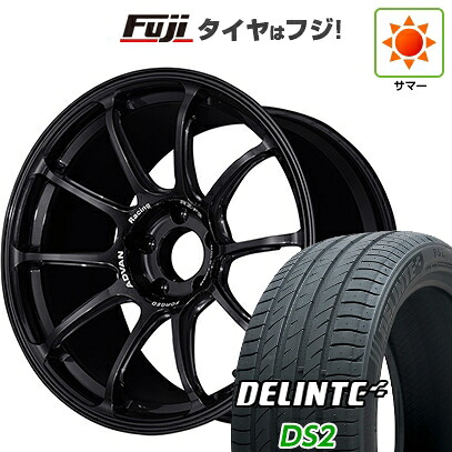 【新品国産車用5穴114.3】 夏タイヤ ホイール4本セット 215/50R18 デリンテ DS2(限定) ヨコハマ アドバンレーシング RZ-F2 7.5J 18インチ(送料無料)