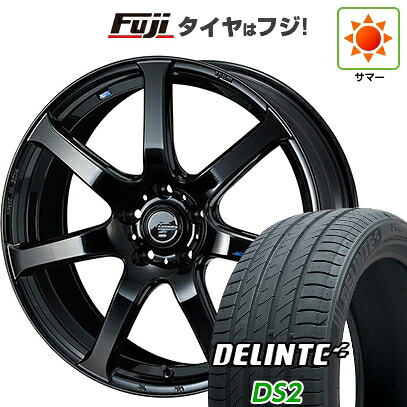 【新品国産車用5穴114.3】 夏タイヤ ホイール4本セット 245/45R19 デリンテ DS2(限定) WEDS ウェッズ レオニス NAVIA 07 8J 19インチ(送料無料)|フジコーポレーション