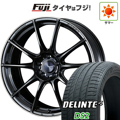 【新品国産車用5穴114.3】 夏タイヤ ホイール4本セット 245/40R19 デリンテ DS2(限定) WEDS ウェッズスポーツ SA-25R 8.5J 19インチ(送料無料)|フジコーポレーション