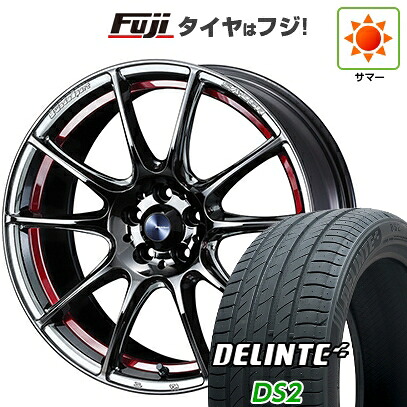 【新品国産車用5穴114.3】 夏タイヤ ホイール4本セット 215/50R18 デリンテ DS2(限定) WEDS ウェッズスポーツ SA-25R 7.5J 18インチ(送料無料)