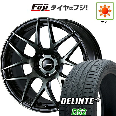 【新品国産車用5穴114.3】 夏タイヤ ホイール4本セット 215/50R18 デリンテ DS2(限定) WEDS ウェッズスポーツ SA-27R 7.5J 18インチ(送料無料)