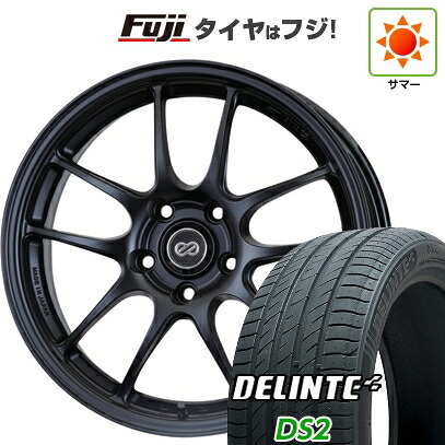 【新品国産車用5穴100】 夏タイヤ ホイール4本セット 215/45R17 デリンテ DS2(限定) ENKEI エンケイ PerformanceLine PF01 7.5J 17インチ(送料無料)|フジコーポレーション
