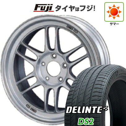 【新品国産車用5穴100】 夏タイヤ ホイール4本セット 215/45R17 デリンテ DS2(限定) ENKEI エンケイ Racing RP-F1 7.5J 17インチ(送料無料)