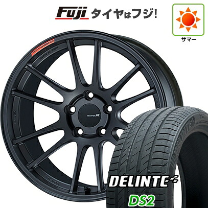 【新品国産車用5穴114.3】 夏タイヤ ホイール4本セット 215/50R18 デリンテ DS2(限定) ENKEI エンケイ Racing Revolution GTC01 RR 7.5J 18インチ(送料無料)