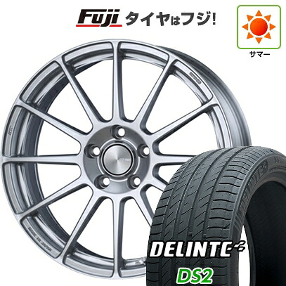 【新品国産車用5穴114.3】 夏タイヤ ホイール4本セット 215/50R18 デリンテ DS2(限定) ENKEI エンケイ PerformanceLine PF03 7.5J 18インチ(送料無料)