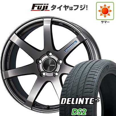 【新品国産車用5穴114.3】 夏タイヤ ホイール4本セット 245/40R19 デリンテ DS2(限定) ENKEI エンケイ PerformanceLine PF07 8J 19インチ(送料無料)