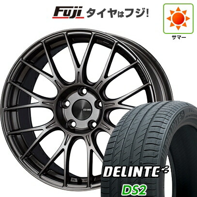 【新品国産車用5穴114.3】 夏タイヤ ホイール4本セット 215/50R18 デリンテ DS2(限定) ENKEI エンケイ PerformanceLine PFM1 7.5J 18インチ(送料無料)