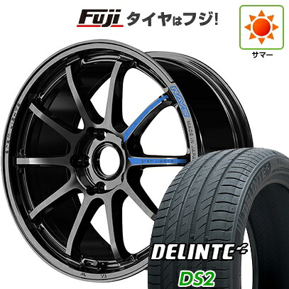 【新品国産車用5穴114.3】 夏タイヤ ホイール4本セット 215/50R18 デリンテ DS2(限定) RAYS レイズ グラムライツ 57NR SPEC-M 7.5J 18インチ(送料無料)