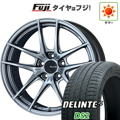 【新品国産車用5穴100】 夏タイヤ ホイール4本セット 215/45R17 デリンテ DS2(限定) ENKEI エンケイ Racing NVR5 7.5J 17インチ(送料無料)