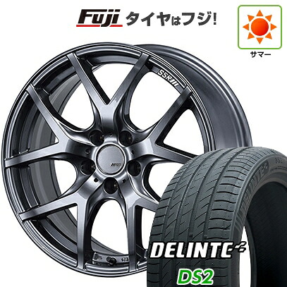 【新品国産車用5穴100】 夏タイヤ ホイール4本セット 215/45R17 デリンテ DS2(限定) SSR GT GTV03 グラファイトガンメタ【限定】 7J 17インチ(送料無料)|フジコーポレーション