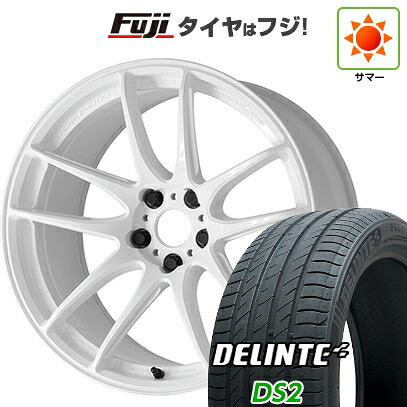 【新品国産車用5穴114.3】 夏タイヤ ホイール4本セット 215/50R18 デリンテ DS2(限定) WORK ワーク エモーション CR Shigoku 7.5J 18インチ(送料無料)