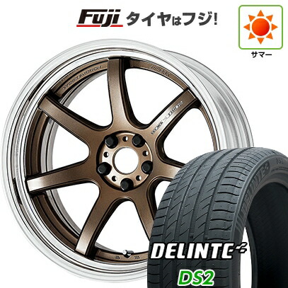 【新品国産車用5穴114.3】 夏タイヤ ホイール4本セット 245/40R20 デリンテ DS2(限定) WORK ワーク エモーション T7R 2P 8J 20インチ(送料無料)