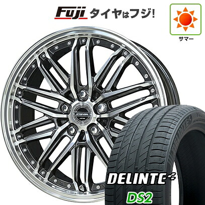 【新品国産車用5穴100】 夏タイヤ ホイール4本セット 245/45R19 デリンテ DS2(限定) 共豊 シュタイナー EMX 8J 19インチ(送料無料)