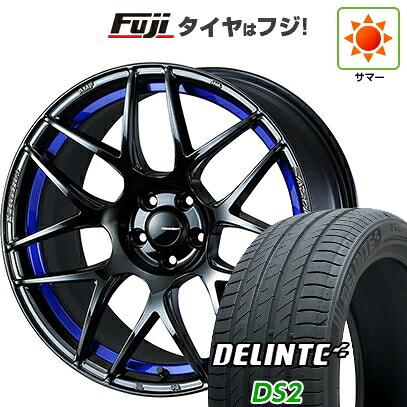 【新品国産車用5穴100】 夏タイヤ ホイール4本セット 205/50R17 デリンテ DS2(限定) WEDS ウェッズスポーツ SA-27R【限定】 7.5J 17インチ(送料無料)｜フジコーポレーション