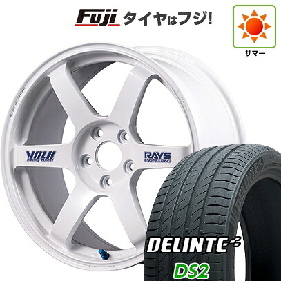 【新品国産車用5穴114.3】 夏タイヤ ホイール4本セット 245/40R20 デリンテ DS2(限定) RAYS レイズ ボルクレーシング TE37 サーガ S-plus 30thステッカーVer 8.5J 20インチ(送料無料)