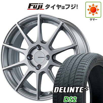 【新品国産車用5穴100】 夏タイヤ ホイール4本セット 215/45R17 デリンテ DS2(限定) ブリヂストン ポテンザ SW010 7J 17インチ(送料無料)|フジコーポレーション
