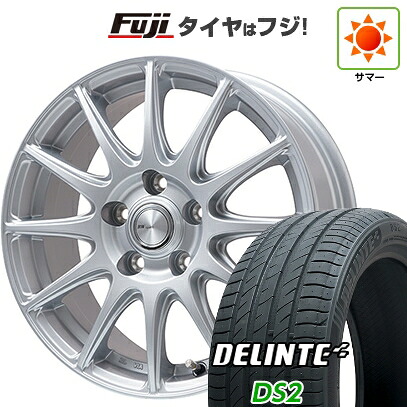 【新品】シエンタ 2022- 夏タイヤ ホイール4本セット 185/65R15 デリンテ DS2(限定) ビッグウエイ BWスポーツ S-120 メタルシルバー 6J 15インチ(送料無料)