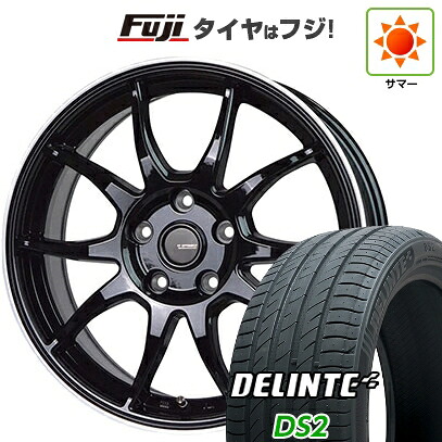 【新品】シエンタ 2022- 夏タイヤ ホイール4本セット 205/45R17 デリンテ DS2(限定) ホットスタッフ ジースピード P-06【限定】 7J 17インチ(送料無料)|フジコーポレーション