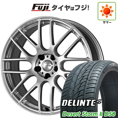 【新品国産車用5穴114.3】 夏タイヤ ホイール4本セット 225/35R20 デリンテ デザートストームII DS8(限定) WORK ワーク エモーション M8R 8.5J 20インチ(送料無料)