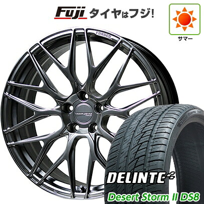 【新品国産車用5穴114.3】 夏タイヤ ホイール4本セット 225/35R20 デリンテ デザートストームII DS8(限定) ホットスタッフ トラフィックスターフォージド TSF-01 8.5J 20インチ(送料無料)