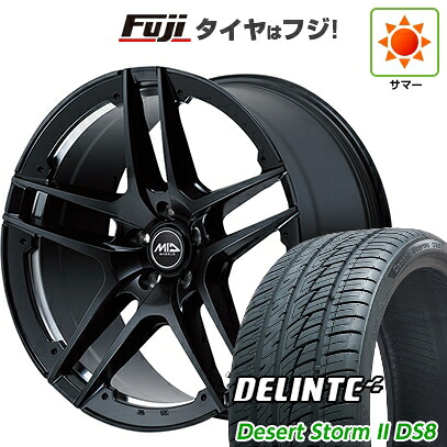 【新品国産車用5穴114.3】 夏タイヤ ホイール4本セット 225/35R20 デリンテ デザートストームII DS8(限定) MID WHEELS MID EXCLUSIVE MTW TW025 8.5J 20インチ(送料無料)|フジコーポレーション