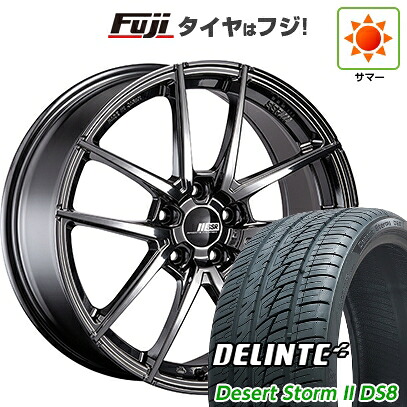 【新品国産車用5穴114.3】 夏タイヤ ホイール4本セット 225/35R20 デリンテ デザートストームII DS8(限定) SSR ライナー タイプ10モノブロック 8.5J 20インチ(送料無料)｜フジコーポレーション