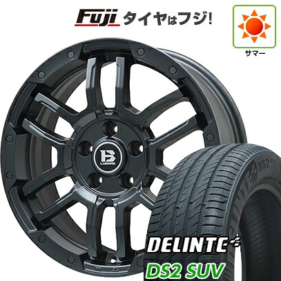 【新品国産車用5穴114.3】 夏タイヤ ホイール4本セット 235/50R18 デリンテ DS2 SUV(限定) ビッグウエイ B-LUGNAS FRD(マットブラック) 7.5J 18インチ(送料無料)