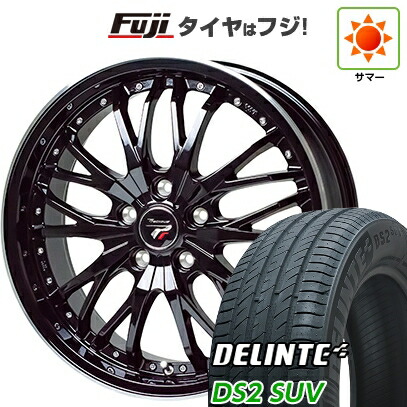 【新品国産車用5穴114.3】 夏タイヤ ホイール4本セット 225/55R18 デリンテ DS2 SUV(限定) ホットスタッフ プレシャス HM-3 7J 18インチ(送料無料)|フジコーポレーション