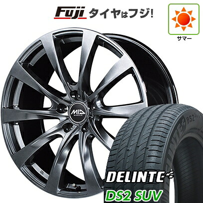 【新品国産車用5穴114.3】 夏タイヤ ホイール4本セット 235/55R20 デリンテ DS2 SUV(限定) MID WHEELS レフィナーダ モーション2 トヨタ・レクサス車専用 8.5J 20インチ(送料無料)