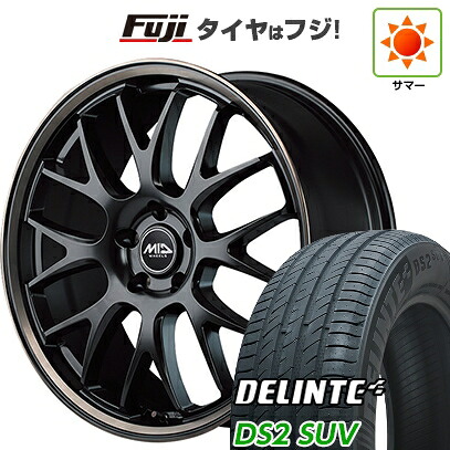【新品国産車用5穴114.3】 夏タイヤ ホイール4本セット 225/60R18 デリンテ DS2 SUV(限定) MID WHEELS MID EXCLUSIVE 820F 7J 18インチ(送料無料)｜フジコーポレーション