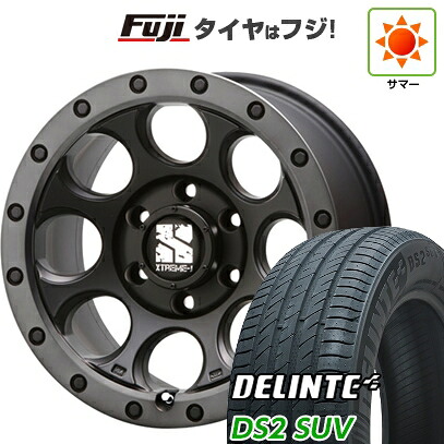 【新品国産車用5穴114.3】 夏タイヤ ホイール4本セット 225/55R18 デリンテ DS2 SUV(限定) MLJ エクストリームJ XJ03 8J 18インチ(送料無料)