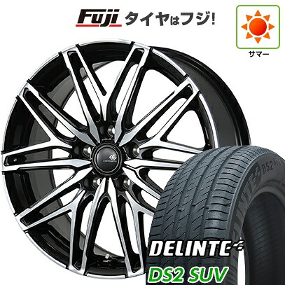 【新品国産車用5穴114.3】 夏タイヤ ホイール4本セット 235/50R18 デリンテ DS2 SUV(限定) トピー セレブロ WA45 7.5J 18インチ(送料無料)