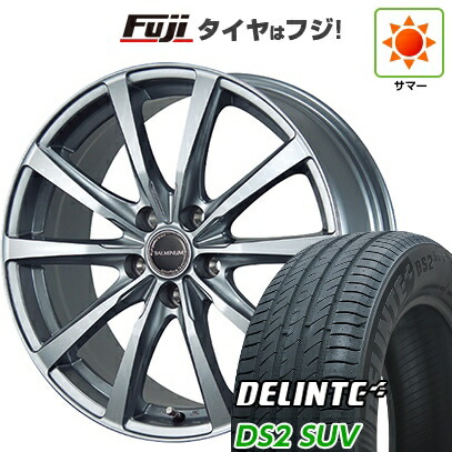 【新品国産車用5穴114.3】 夏タイヤ ホイール4本セット 225/60R18 デリンテ DS2 SUV(限定) ブリヂストン バルミナ LS10 7J 18インチ(送料無料)