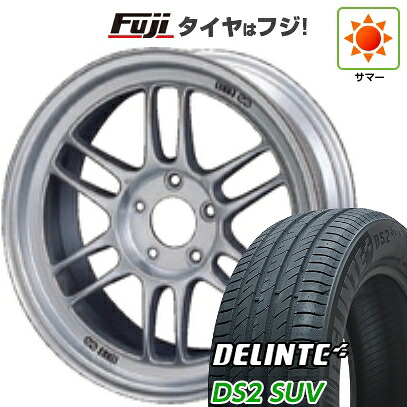 【新品国産車用5穴114.3】 夏タイヤ ホイール4本セット 225/60R18 デリンテ DS2 SUV(限定) ENKEI エンケイ Racing RP-F1 7.5J 18インチ(送料無料)|フジコーポレーション