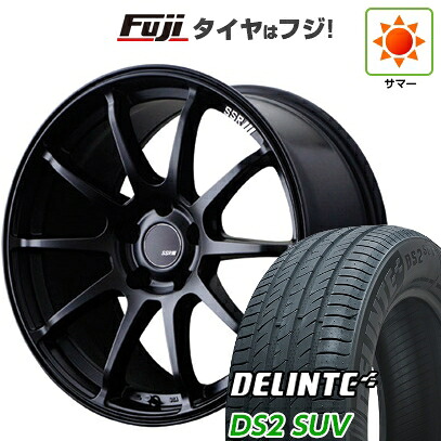 【新品国産車用5穴114.3】 夏タイヤ ホイール4本セット 225/55R18 デリンテ DS2 SUV(限定) SSR GT GTV02 7.5J 18インチ(送料無料)